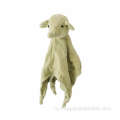 Хлопковая муслиновая одеяла с игрушкой животных